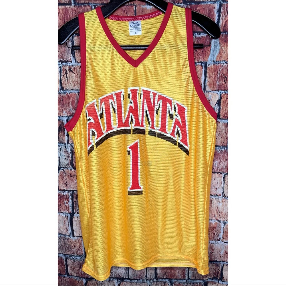 VTG Atlanta Hawks Basketball Jersey Mesh Tank Top